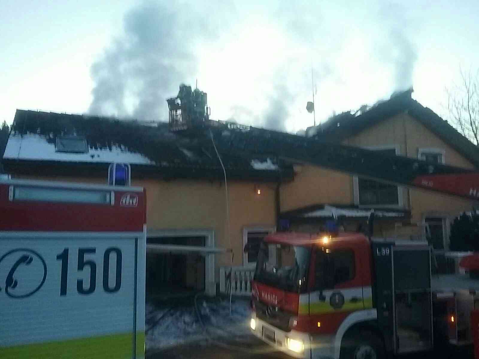 Požiar rodinného domu v meste Dubnica nad Váhom